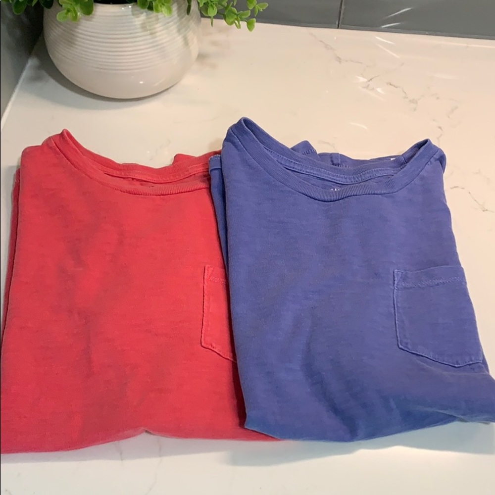 GAP kids XL sunwashed  pocket T-shirts